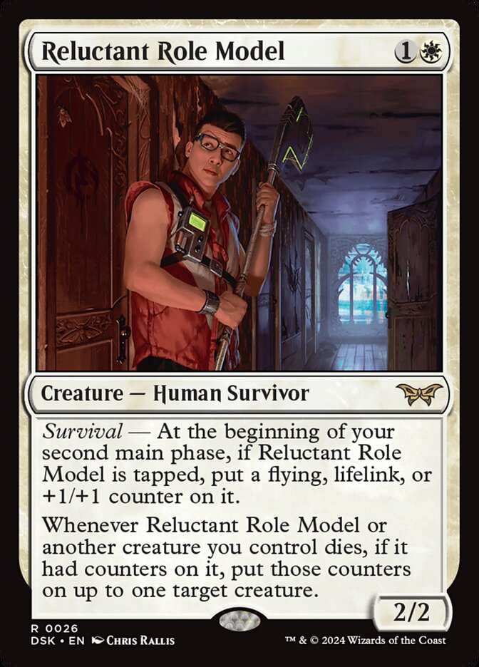 Reluctant Role Model - [Foil] Duskmourn: House of Horror (DSK)