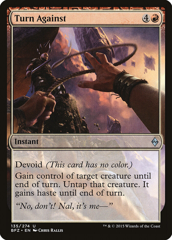 Turn Against (135) - Battle for Zendikar (BFZ)