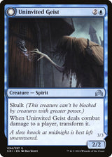 Uninvited Geist // Unimpeded Trespasser (94) - Shadows over Innistrad (SOI)