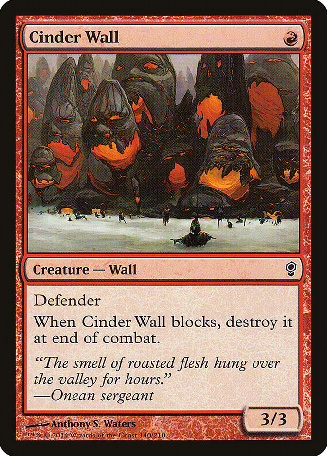 Cinder Wall (140) - Conspiracy (CNS)