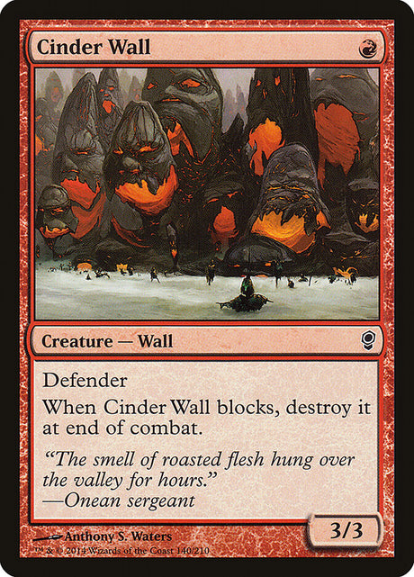 Cinder Wall (140) - Conspiracy (CNS)