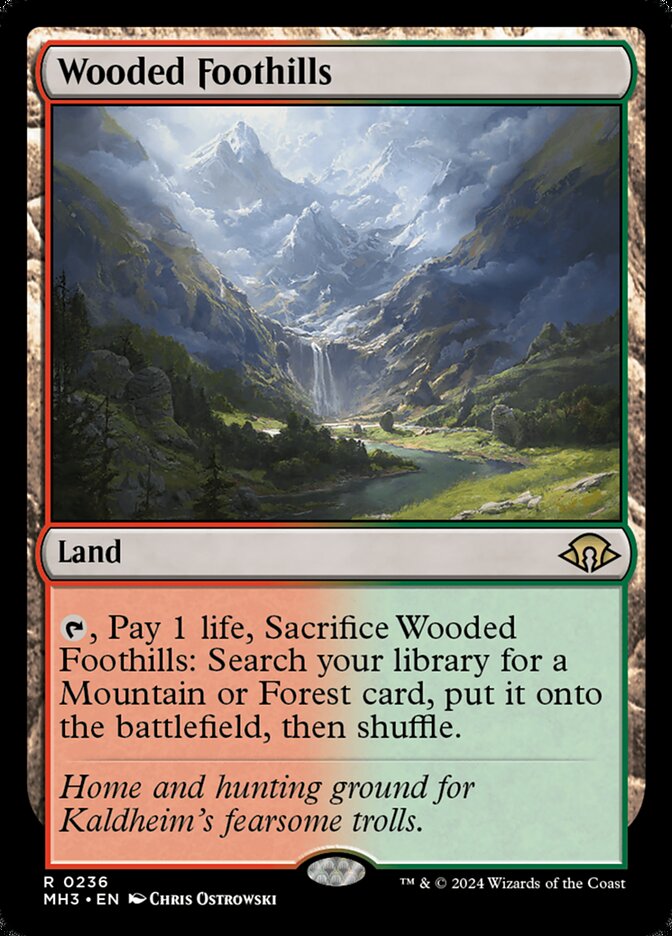 Wooded Foothills - [Foil] Modern Horizons 3 (MH3)