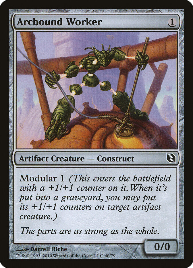 Arcbound Worker (40) - Duel Decks: Elspeth vs. Tezzeret (DDF)