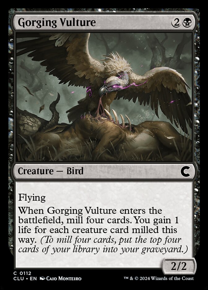 Gorging Vulture (112) - Ravnica: Clue Edition (CLU)