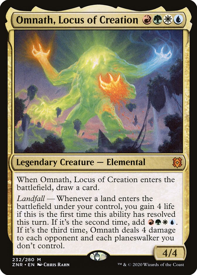 Omnath, Locus of Creation (232) - Zendikar Rising (ZNR)