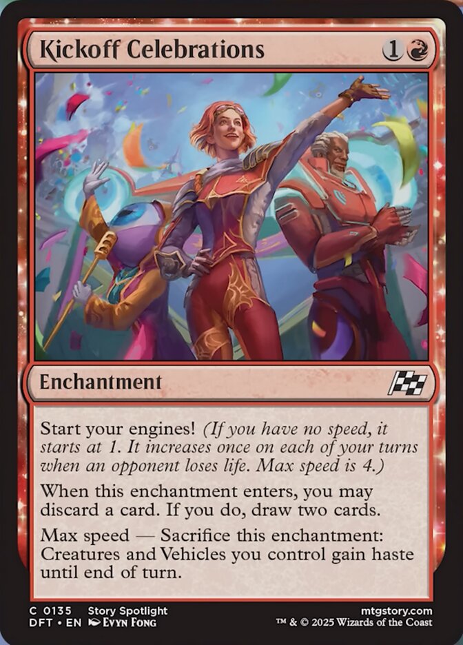 Kickoff Celebrations - [Foil] Aetherdrift (DFT)