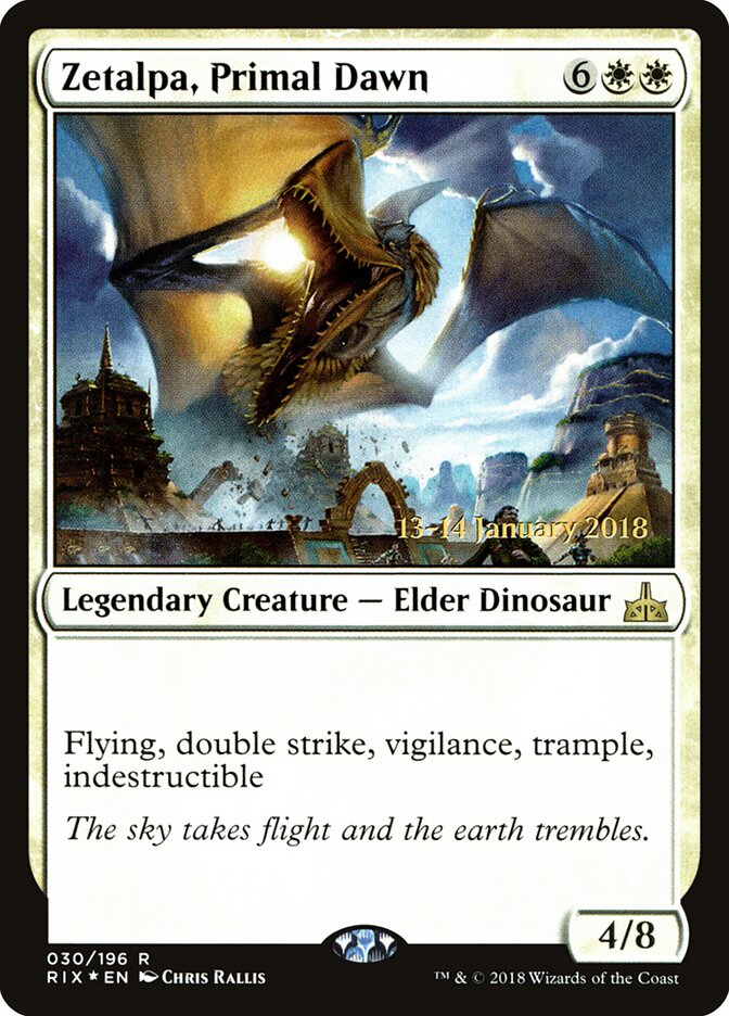Zetalpa, Primal Dawn (30s) - Rivals of Ixalan Promos (PRIX)