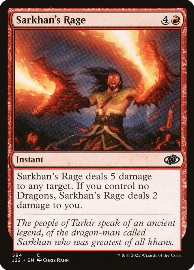 Sarkhan's Rage (594) - Jumpstart 2022 (J22)
