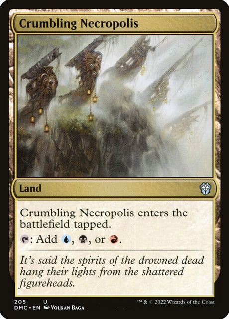 Crumbling Necropolis (205) - Dominaria United Commander (DMC)