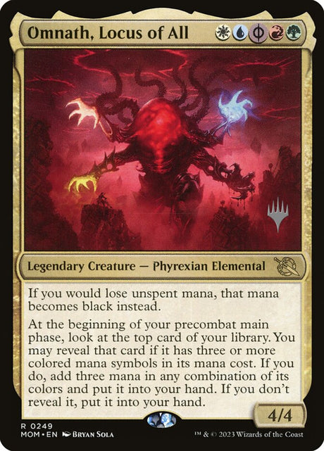 Omnath, Locus of All (249p) - March of the Machine Promos (PMOM)