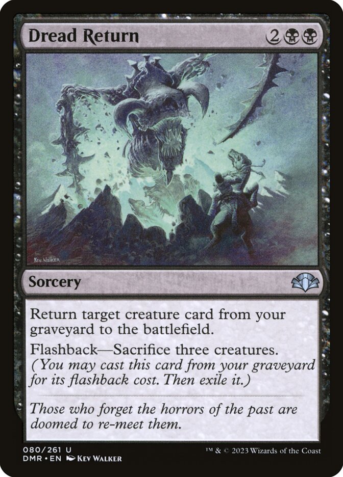 Dread Return (80) - Dominaria Remastered (DMR)