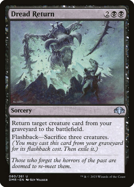 Dread Return (80) - Dominaria Remastered (DMR)