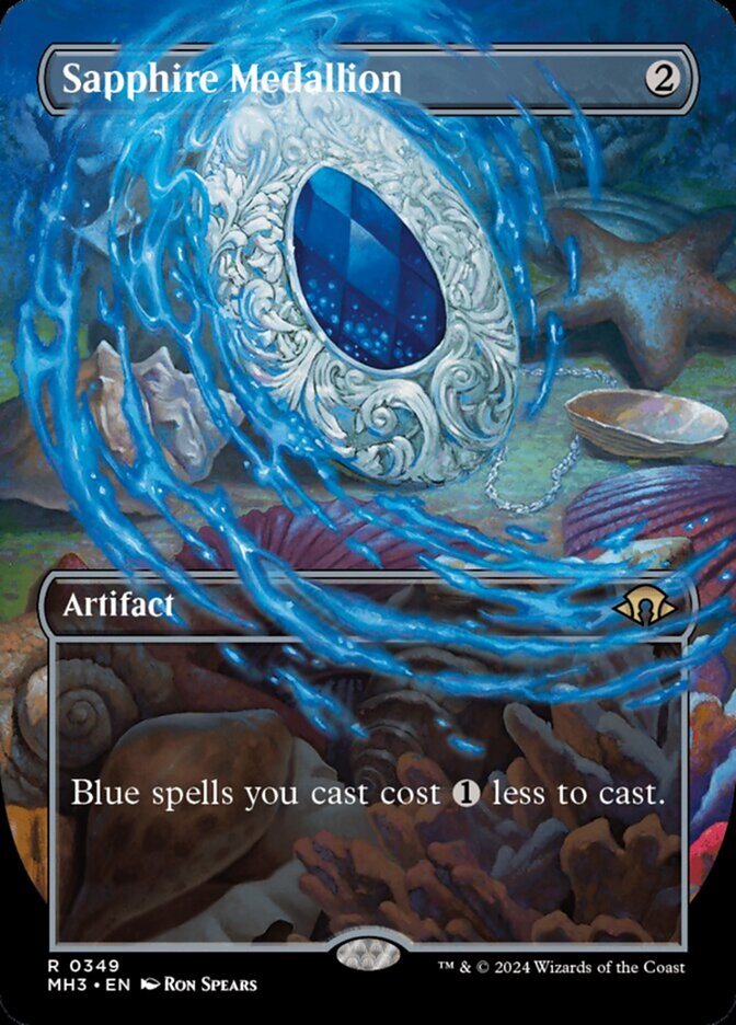 Sapphire Medallion - [Borderless] Modern Horizons 3 (MH3)