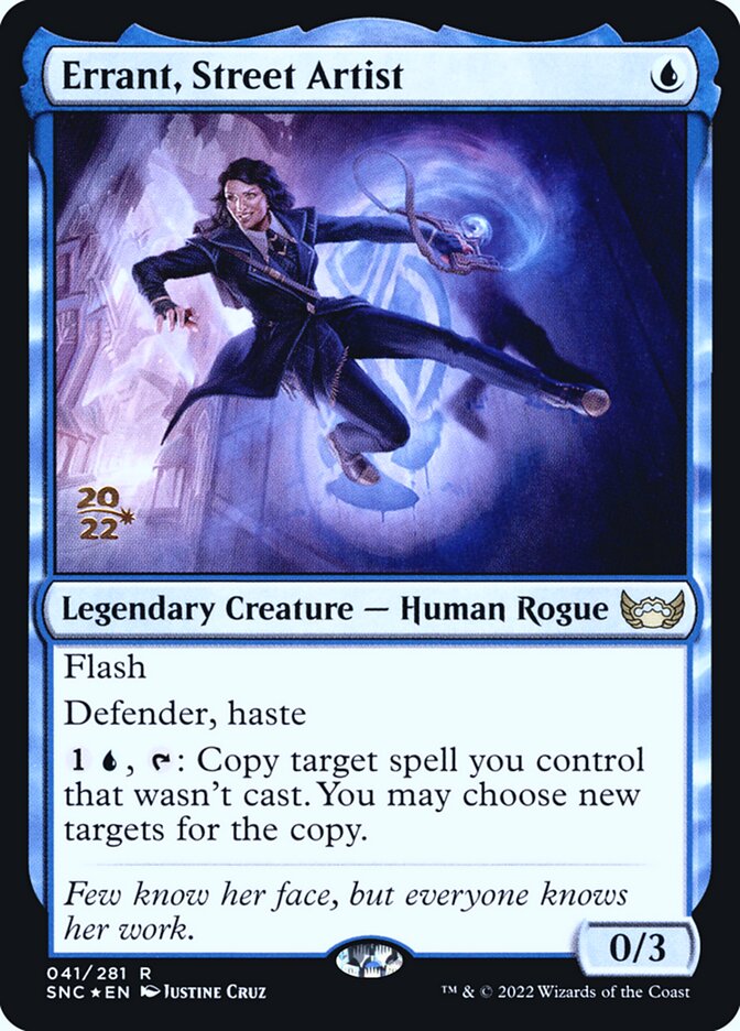 Errant, Street Artist (41s) - Streets of New Capenna Promos (PSNC)
