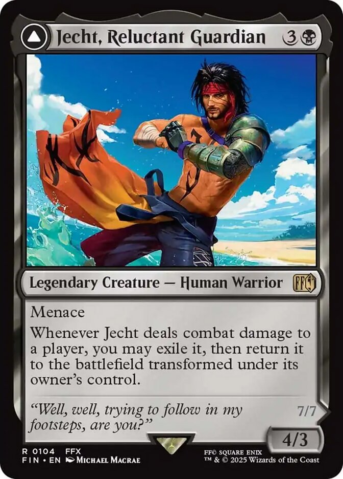 Jecht, Reluctant Guardian // Braska's Final Aeon (104) - [Foil] Final Fantasy (FIN)