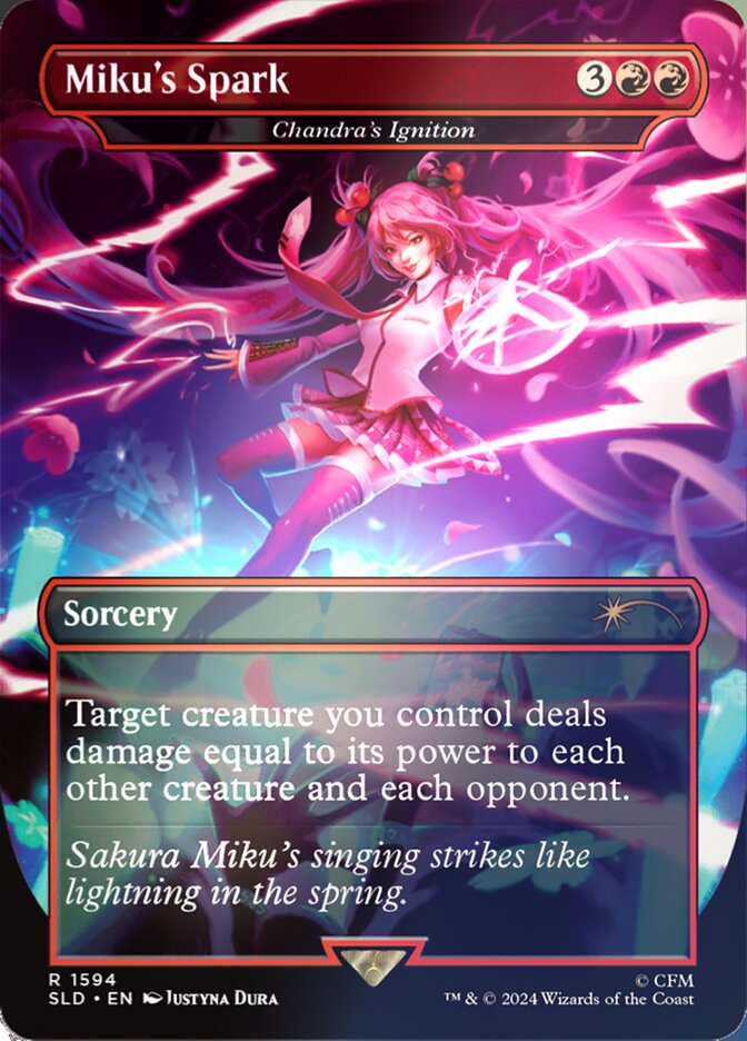 Miku's Spark - Chandra's Ignition - Secret Lair Drop (SLD)