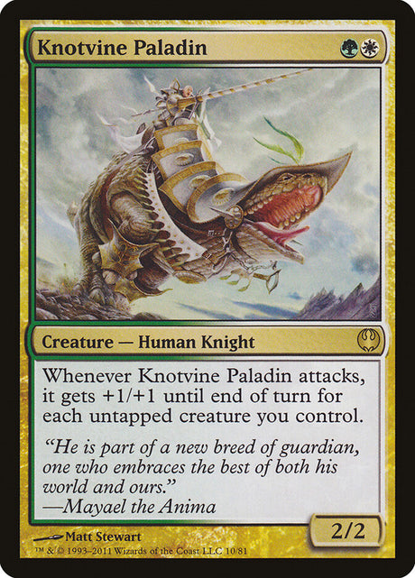 Knotvine Paladin (10) - Duel Decks: Knights vs. Dragons (DDG)