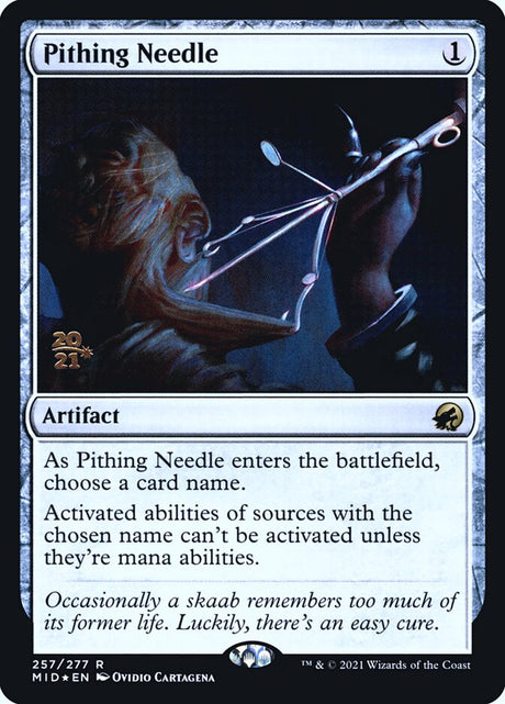 Pithing Needle (257s) - Innistrad: Midnight Hunt Promos (PMID)