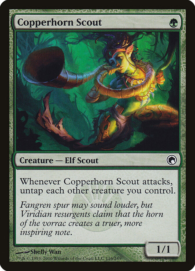 Copperhorn Scout (116) - Scars of Mirrodin (SOM)