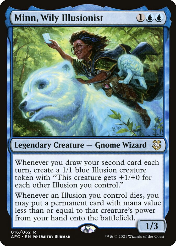 Minn, Wily Illusionist (16) - Forgotten Realms Commander (AFC)