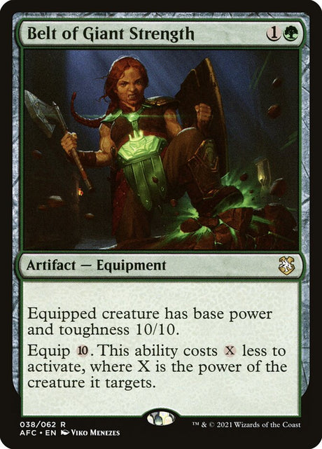 Belt of Giant Strength (38) - Forgotten Realms Commander (AFC)