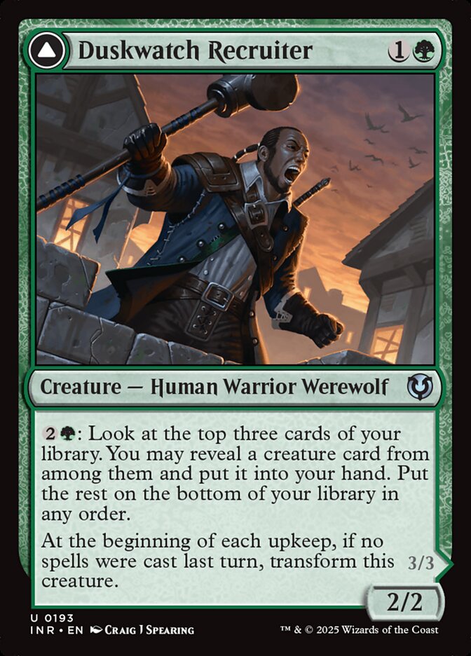 Duskwatch Recruiter // Krallenhorde Howler - Innistrad Remastered (INR)