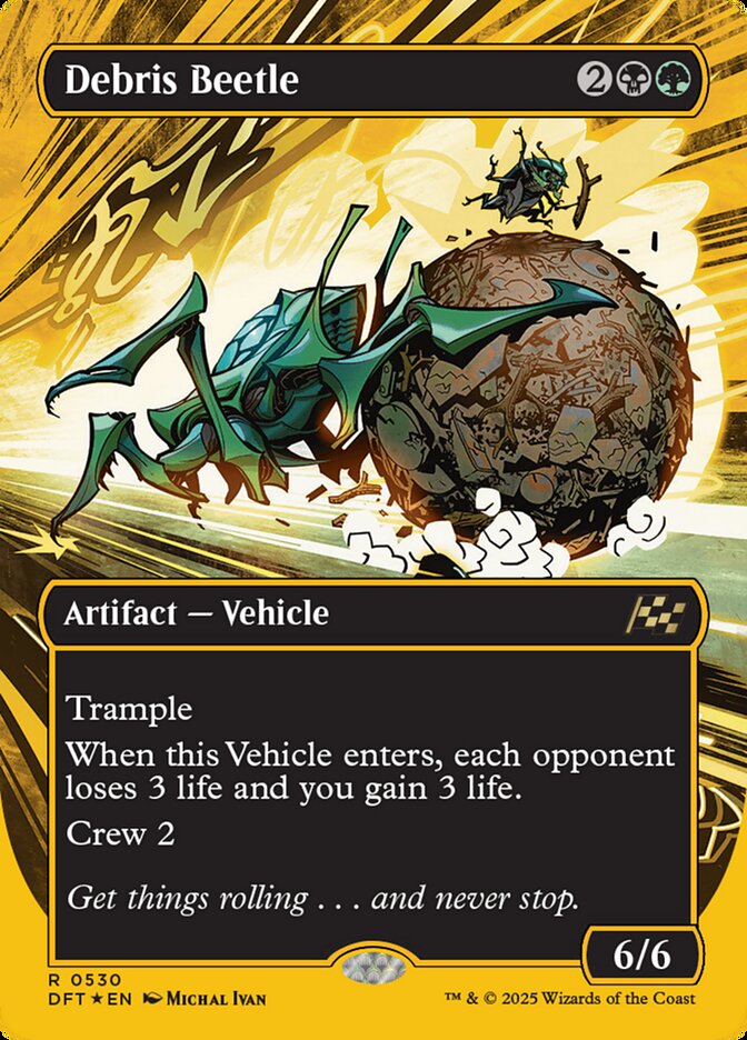 Debris Beetle - [First Place Foil, Borderless] Aetherdrift (DFT)