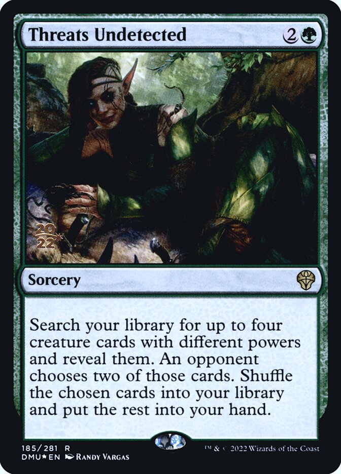 Threats Undetected (185s) - Dominaria United Promos (PDMU)