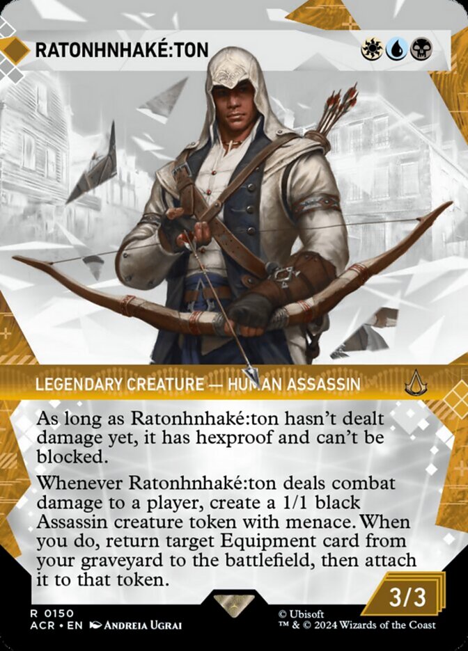 Ratonhnhaké꞉ton - [Foil, Showcase] Assassin's Creed (ACR)