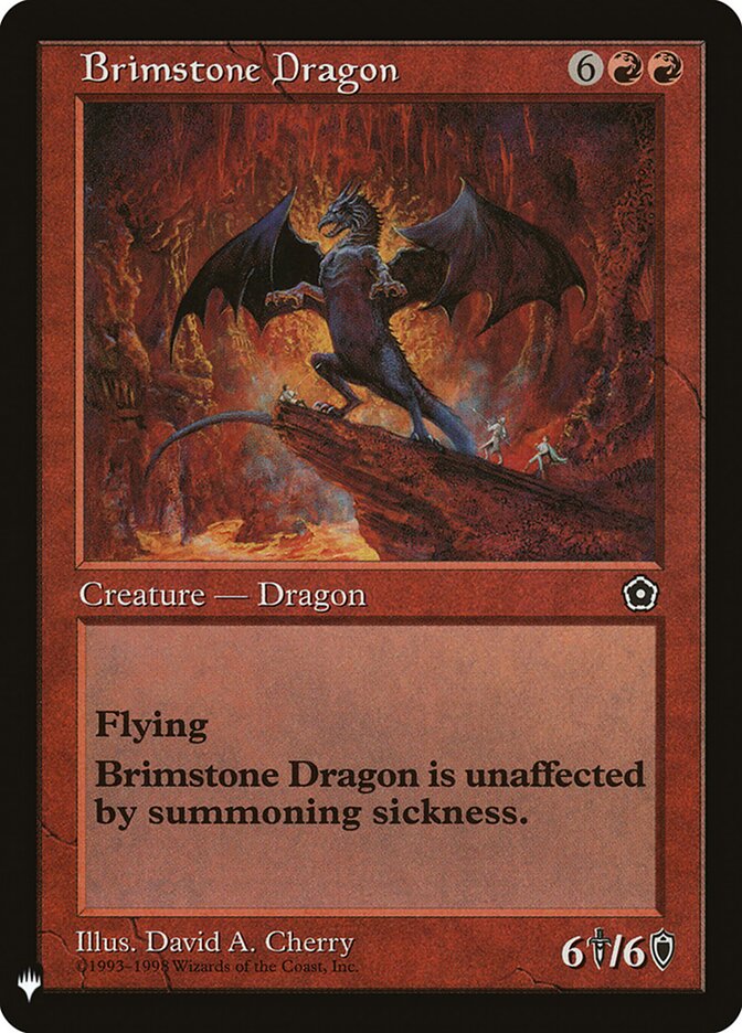 Brimstone Dragon (P02-92) - The List (PLST)