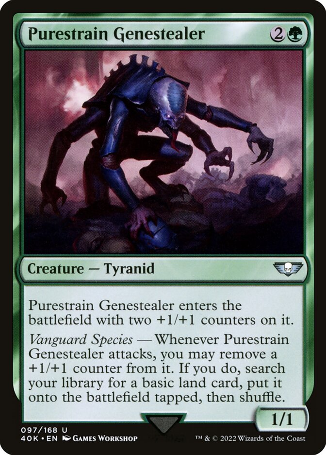 Purestrain Genestealer (97) - Warhammer 40,000 Commander (40K)
