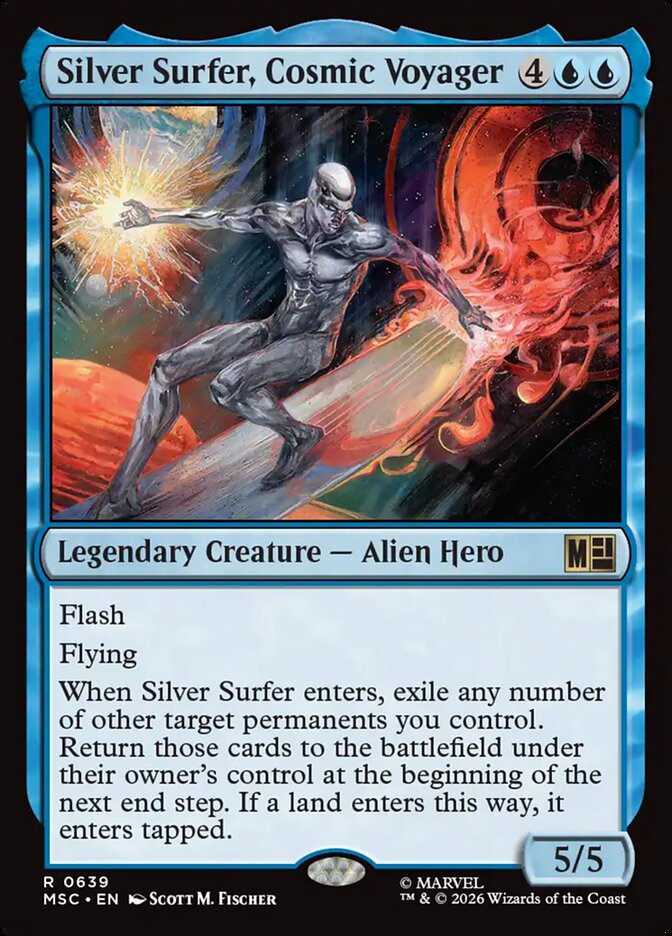 Silver Surfer, Cosmic Voyager (639) - Marvel Super Heroes Commander (MSC)