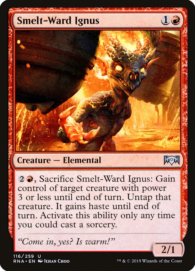 Smelt-Ward Ignus (116) - Ravnica Allegiance (RNA)