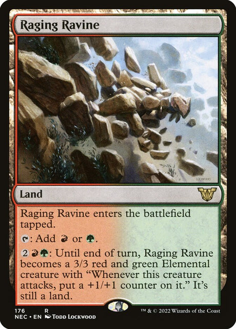 Raging Ravine (176) - Neon Dynasty Commander (NEC)