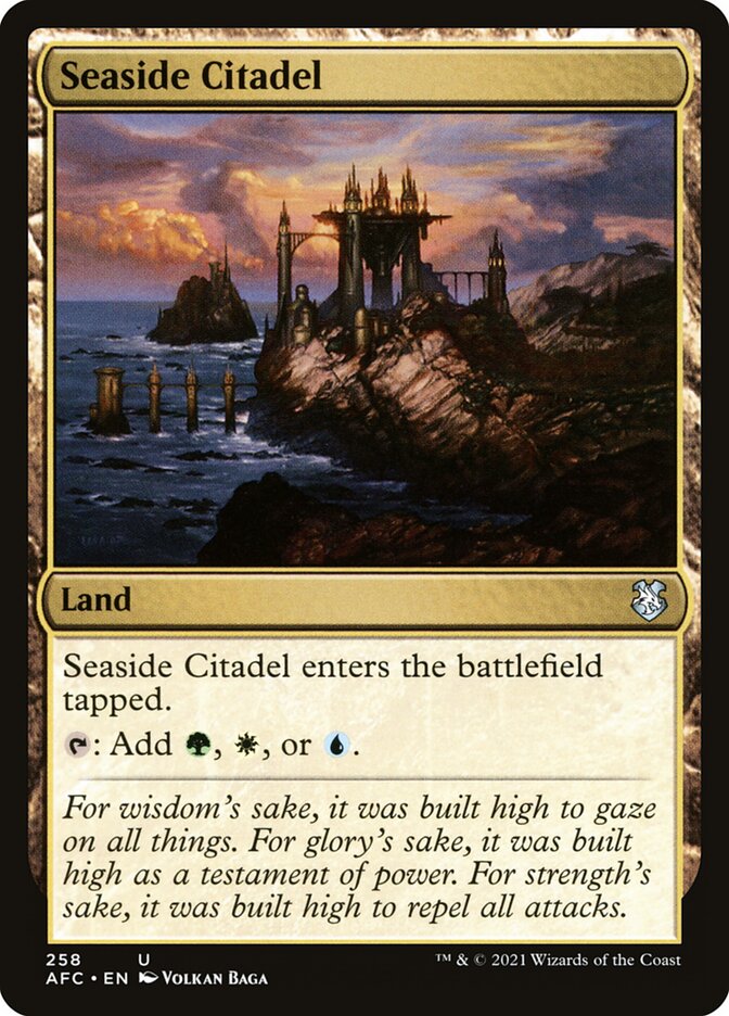 Seaside Citadel (258) - Forgotten Realms Commander (AFC)