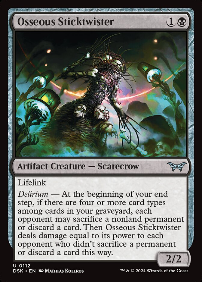 Osseous Sticktwister - [Foil] Duskmourn: House of Horror (DSK)
