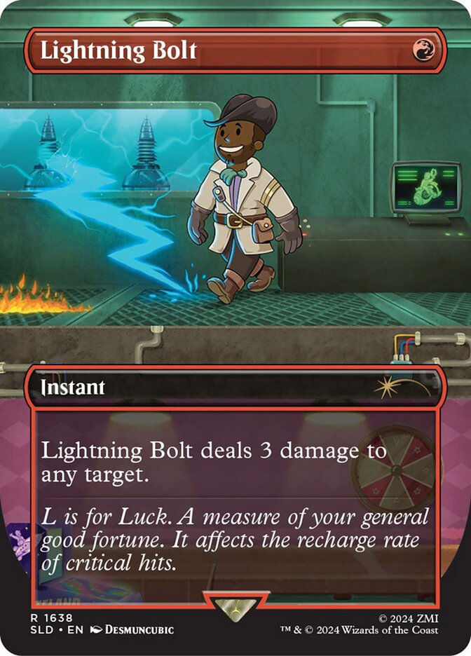 Lightning Bolt (1638) - Secret Lair Drop (SLD)