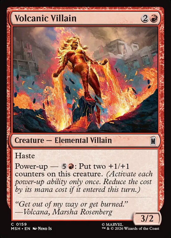 Volcanic Villain (159) - Marvel Super Heroes (MSH)