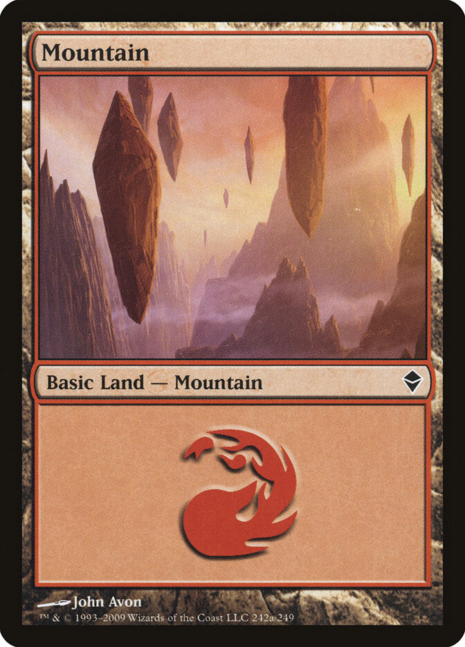 Mountain (242a) - Zendikar (ZEN)