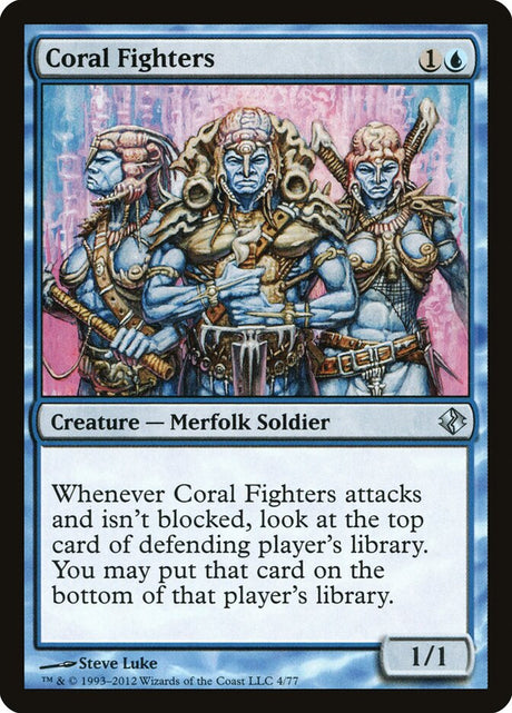 Coral Fighters (4) - Duel Decks: Venser vs. Koth (DDI)