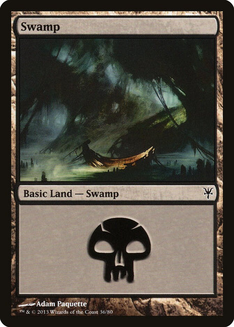 Swamp (36) - Duel Decks: Sorin vs. Tibalt (DDK)