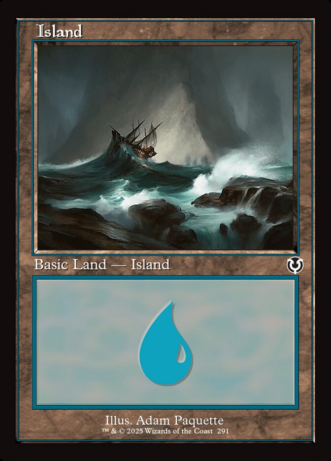 Island (291) - [Foil, Retro Frame] Innistrad Remastered (INR)