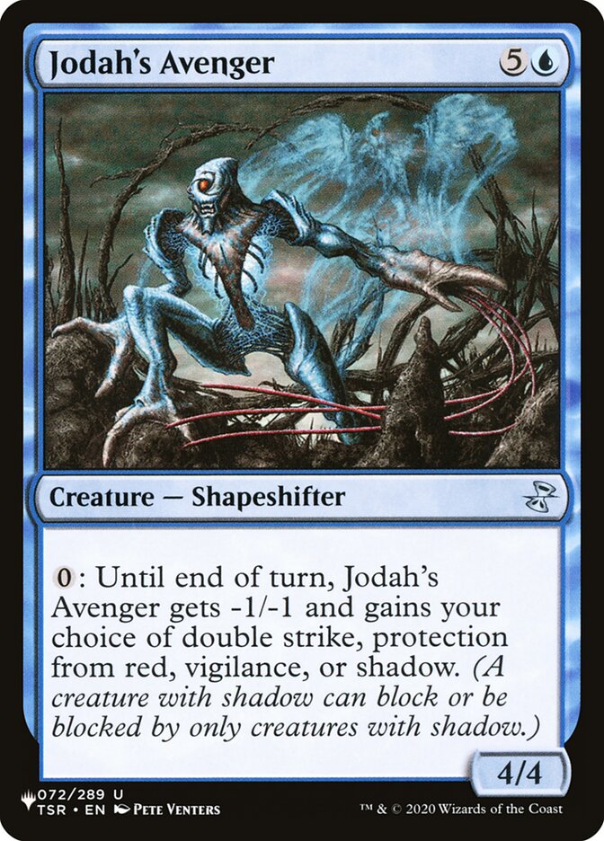 Jodah's Avenger (TSR-72) - The List (PLST)