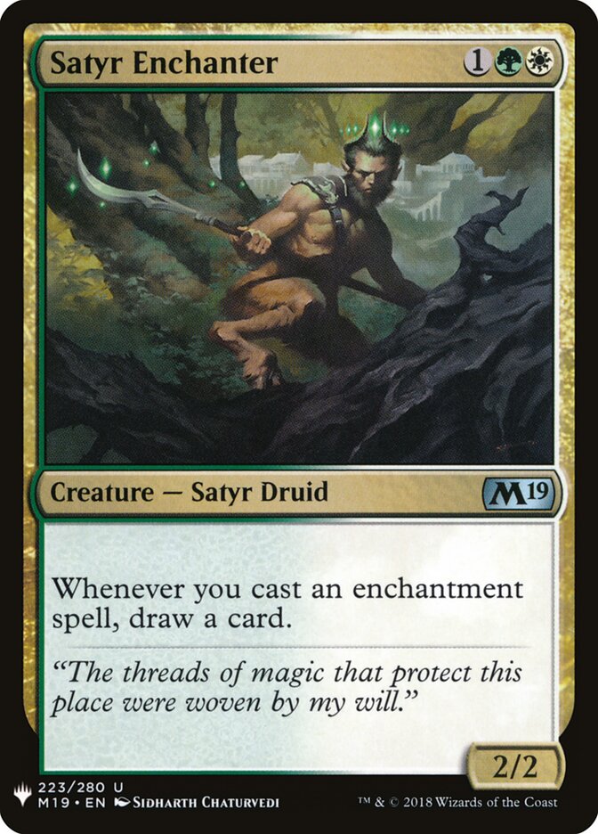 Satyr Enchanter (M19-223) - The List (PLST)