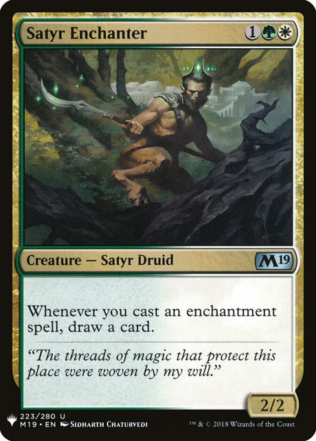 Satyr Enchanter (M19-223) - The List (PLST)