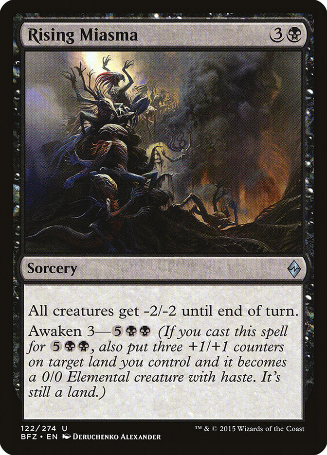 Rising Miasma (122) - Battle for Zendikar (BFZ)