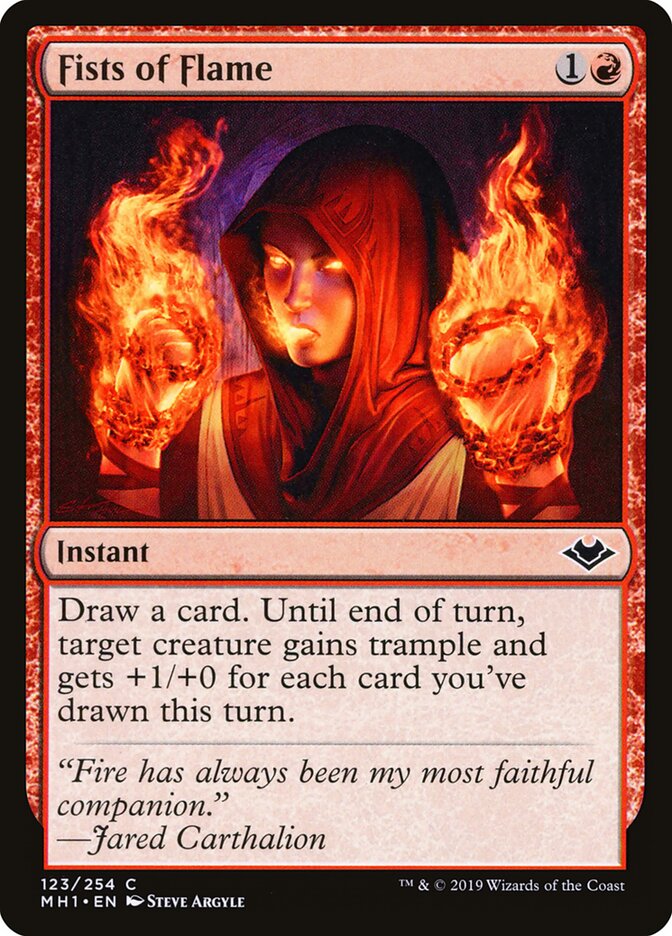 Fists of Flame (123) - Modern Horizons (MH1)