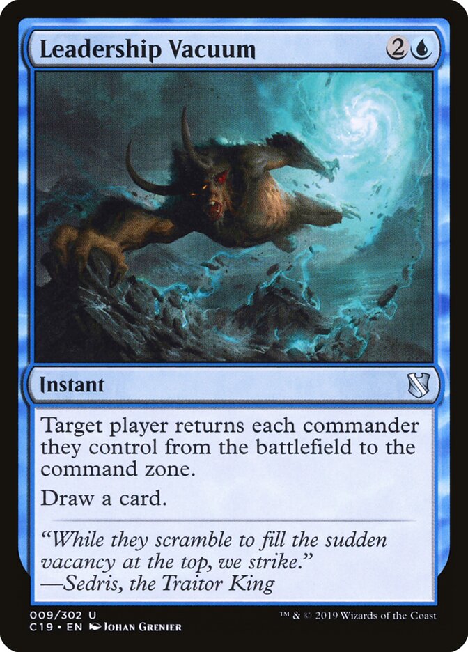 Leadership Vacuum (9) - Commander 2019 (C19)