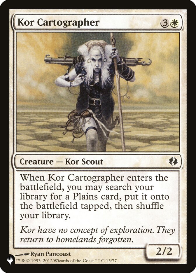 Kor Cartographer (DDI-13) - The List (PLST)