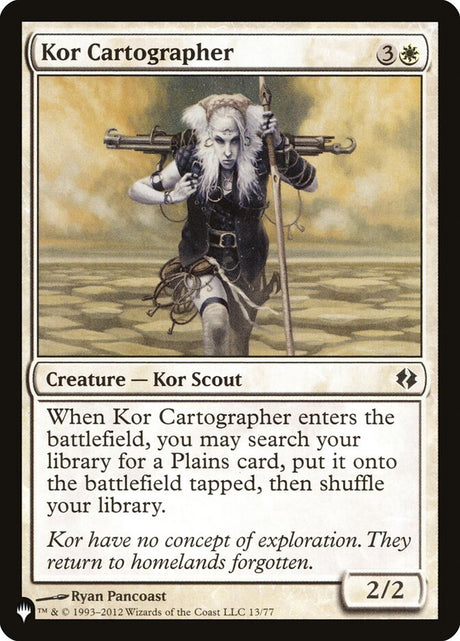 Kor Cartographer (DDI-13) - The List (PLST)